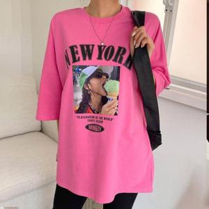 [강물처럼]아이우먼 아이스크림걸나염박시티 SUO306M305 빅사이