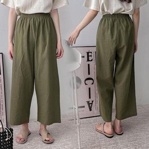 [강물처럼]위쉬몰 SS 와이드핏밴딩린넨팬츠(K061H305) 빅사이즈