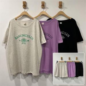 [강물처럼]빅사이즈사랑해요 P369L305 플라워자수온데이투피스 G