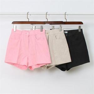 [강물처럼]빅사이즈사랑해요 P374L305 뮤직린넨썸머반바지 CA (1