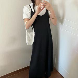 [강물처럼]아이우먼 끈나시스냅롱원피스 CRO195M304 빅사이즈 (9