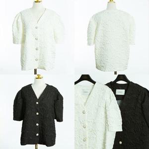 [강물처럼]위쉬몰 CM 브이넥펄버튼반팔자켓(G741H304) 빅사이즈