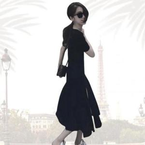 여름원피스 시원한 루즈핏 반팔 플레어 A라인 이너 원피스 편한