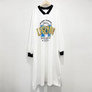 [강물처럼]아이우먼 플로리다M배색롱원피스 MAO111M303 빅사이즈