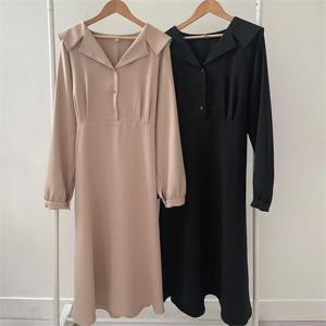 [강물처럼]빅사이즈사랑해요 G468L302 브이넥빅카라롱원피스 YP