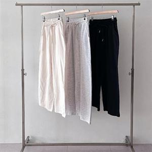 [강물처럼]빅사이즈사랑해요 G540L302 통밴딩와이드면팬츠 SS (9