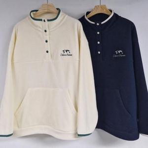 [강물처럼]빅사이즈티 V912L512 똑딱반집업댄스아노락 SM (44254