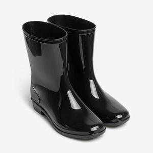 [오베룬][월드컵]여성 미끄럼방지 레인부츠 컴포트반장화 블랙 (