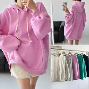 [강물처럼]위쉬몰 NM 두꺼운기모무지후드티(V843H512) 빅사이즈