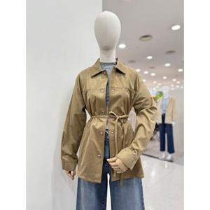 [리스트][LIST] 스웨이드 벨티드 셔츠 TWWSTQ52040