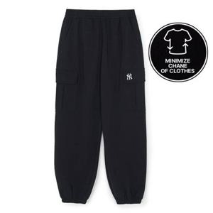 엠엘비 공용 베이직 스몰로고 카고 루즈조거 팬츠 뉴욕양키스 (3APTB0361-50BKS) 345981