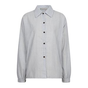 [예쎄][예쎄] 블루 스트라이프 카라넥 셔츠(S6SBL027A)