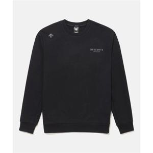 데상트 스몰 워딩 스포츠테리 맨투맨 블랙(SQ323UHT81) SQ323UHT81_BLK0 278445