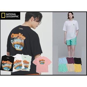 내셔널지오그래픽 N232UTS410 N242UBS440 남녀공용 반팔 티셔츠&반바지 332048