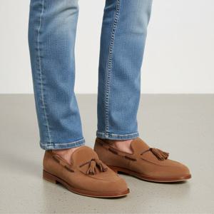 브루넬로 쿠치넬리 브루넬로쿠치넬리 테슬 클래식 스웨이드 슈즈 남성 로퍼 MZUPEAU713 C2692