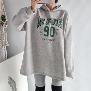 [강물처럼]아이우먼 엔젤루즈핏기모후드티 NSQ226M511 빅사이즈