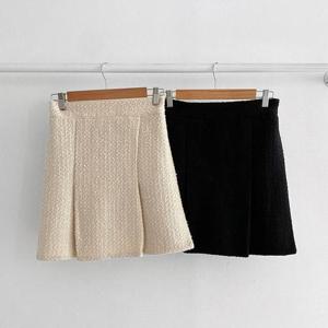 [강물처럼]빅사이즈치마 T344L510 로맨틱울팬츠미니스커트 LT (4