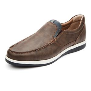 [랜드로바(남성화)]남성 랜드로바 경랭 쿠션 비즈 슬립온 LANSLC2303MK3 브라운