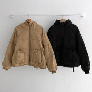 [강물처럼]빅사이즈아우터 T247L510 솜사탕덕패딩후드자켓 LT (4