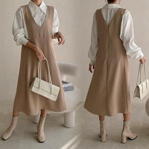 [강물처럼]위쉬몰 LT 휘핑브이뷔스티에원피스(Q160H510) 빅사이