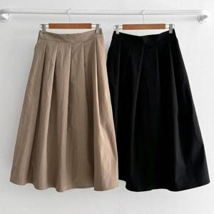 [강물처럼]빅사이즈치마 T138L510 프라하맥시플리츠스커트 LT (4