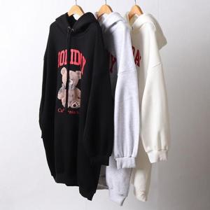 [강물처럼]빅사이즈티 F774L510 홀리기모후드티셔츠 RA (4234381