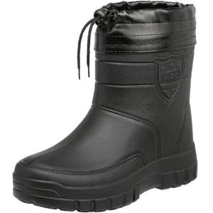 [월드컵][월드컵]남성 겨울 안감털 초경량 방한 장화 부츠블랙 (