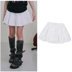 블루테일2 AAB2SK01WT 주니어 여아 화이트 셔링 스커트