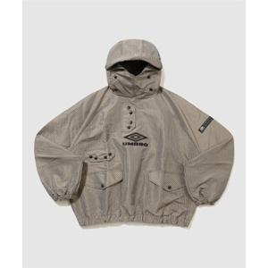 엄브로 [UMBRO X SLAM JAM] 체크 스모크 후드 아노락 베이지 UQ411CWTO2 UQ411CWTO2_PTN0 372421