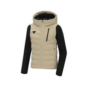 다이나핏 BLACKLIGHT (블랙라이트) 3 IN1 여성 패딩 자켓_Light Beige YWW24149E1 274395