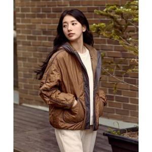 케이투 K2 KWU25154 [25FW 신상 ] 여성 간절기 실크패딩 실크스타(SILKSTAR) WAVE HOODIE W 346877