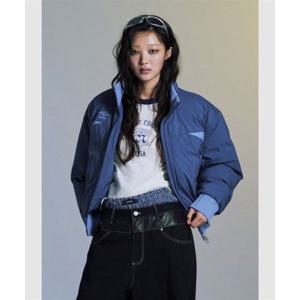 엄브로 UMBRO 우먼스 스탠넥 패딩 자켓 블루 UQ422SPJO3 UQ422SPJO3_VID0 372174