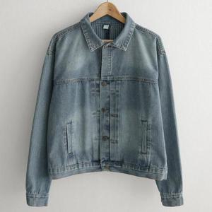 [강물처럼]빅사이즈아우터 V364L509 단가라소매포인트청자켓 BN