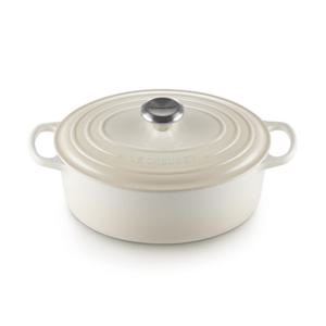 [르크루제] 시그니처 타원형 냄비 27cm-머랭