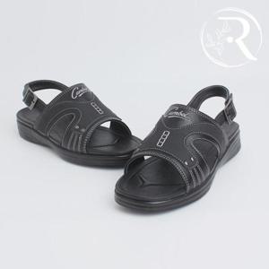 [디자이어로즈][디자이어로즈] 남자 직장인 블랙 가죽샌들 정장