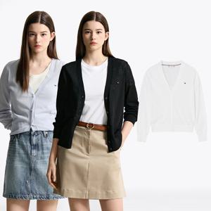 [공식][타미힐피거] 브이넥 서머 가디건 3종 택1 (T22F1KCD603WLM)