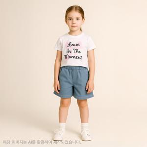 [로엠걸즈(아동)]데일리티셔츠바지상하세트RGSM2552C