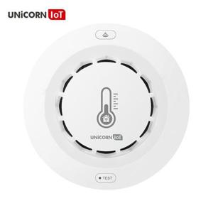 유니콘 IOT 스마트 3 IN1 온도 습도 연기감지센서 경고 알람 WIFI방식 전용앱 TS-S3