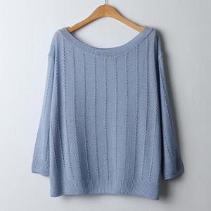 [강물처럼]아이우먼 스카시짜임보트넥7부티 RMI912M506 빅사이즈