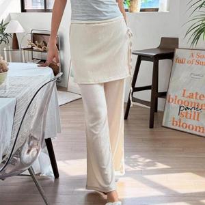 [강물처럼]아이우먼 사이드트임끈치마바지 YPU726M506 빅사이즈