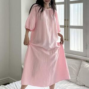 [강물처럼]아이우먼 여름쿨린넨사부작원피스 LTU701M506 빅사이