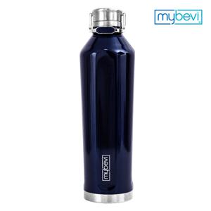 마이베비_콰트로캔틴(캐리핸들)_740ml_25oz_메탈블루_보온보냉병