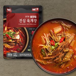 [외갓집] (냉동) 얼큰하고 푸짐한 진심 육개장 600g x 3팩