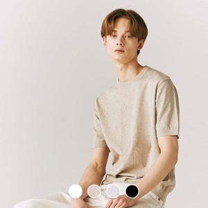 [지오다노/본사] 053508 코튼 크루넥 숏 슬리브 풀오버