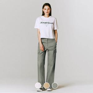 [지오다노/본사] 413543 여 코튼스판 카고 팬츠