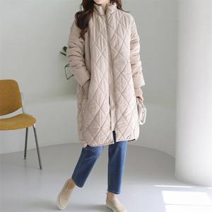 [바네사빈] 롱 누빔 패딩 점퍼 자켓 v00488