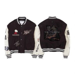 [WOOYOUNGMI] 볼케이노 바시티 자켓 W233JP01 918D