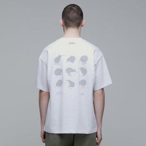 내셔널지오그래픽 N242UTS930 키위새 그래픽 에코 반팔티 IVORY