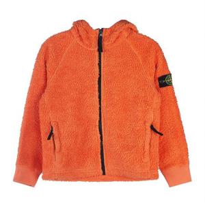 [스톤아일랜드 키즈] 남아 와펜 패치 테디 후드집업 771660343 V