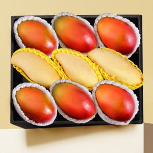 [스윗베러] 망고 혼합 9과 선물세트 3.5kg내외 (골드 3과, 애플 6과)